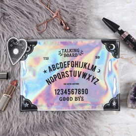 Iridescent Spirit Ouija Makeup Pouch